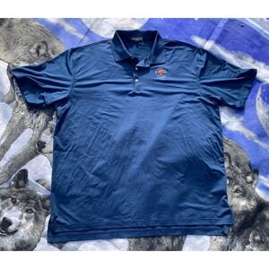 Peter Millar Kiawah Ocean Course Polo Shirt Mens 2XL Summer Comfort Blue Golf